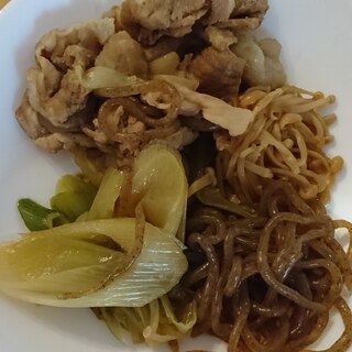 豚肉で☆すき煮